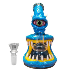 Black Sheep Monster Bong in Vetro-Blu 16cm