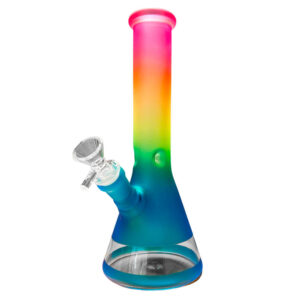 Black Sheep Rainbow Bong in vetro blu sfumato 25cm