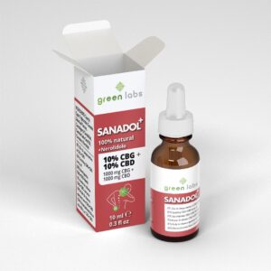 Olio CBD Sanadol+ 10% Olio di canapa LENITIVO al CBG + NEROLIDOLO