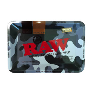 RAW Urban Camo Mini Metal Rolling Tray 12.5x18