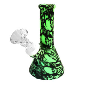 URBAN CREW Silicone bong skulls Glow-in-the-Dark